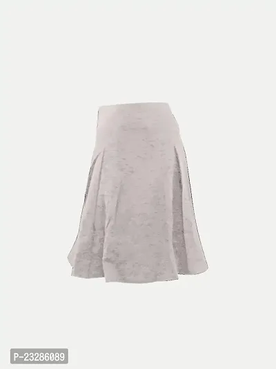 Rad prix Girls Beige Woven Pleated Skirt-thumb2