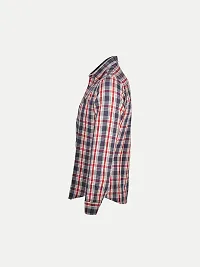 Rad prix Mens Blue/Red Checked Full Sleeve Shirt-thumb2