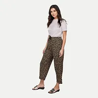 Women Black Floral Pyjama Print-thumb2