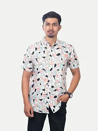 Rad prix Men Casual Multicolour Abstract Printed Cotton Shirt-thumb2