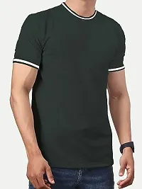 Rad prix Men Round Neck Tee with Sleeve Print-thumb2