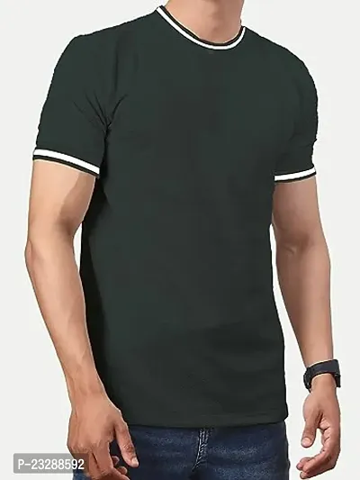 Rad prix Men Round Neck Tee with Sleeve Print-thumb3