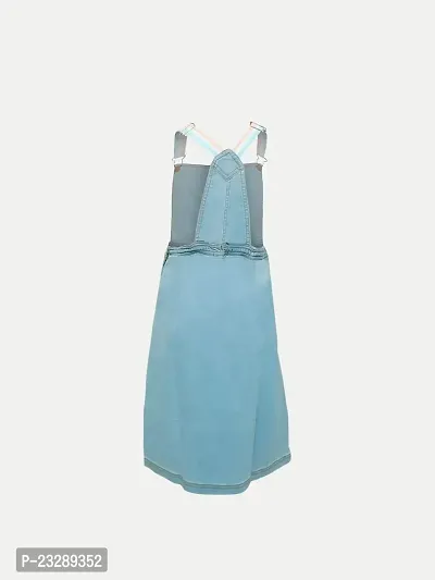 Rad prix Girls Blue Denim Dungaree-thumb4