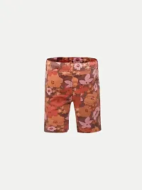 Rad prix Boys Maroon Floral Shorts-thumb3