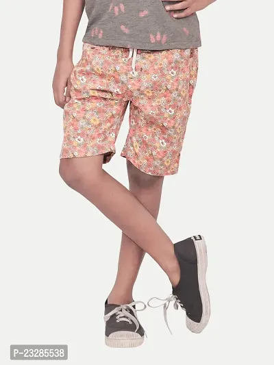 Rad prix Boys Casual printed shorts- Light Pink Colour-thumb3