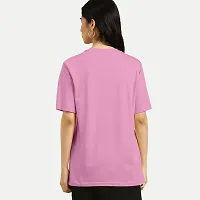 Rad prix Women Printed Pink T-Shirt-thumb3