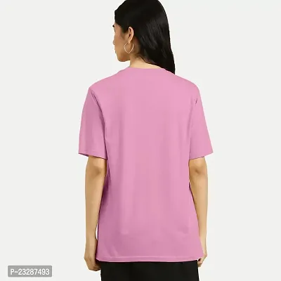 Rad prix Women Printed Pink T-Shirt-thumb4