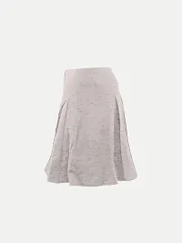 Rad prix Girls Beige Woven Pleated Skirt-thumb1
