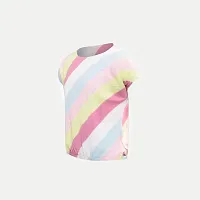 Rad prix Girls Striped Multicolour Crop-Top-thumb1