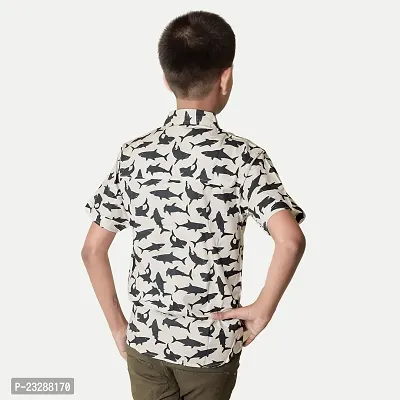 Rad prix All Over Printed White Shirt-thumb4