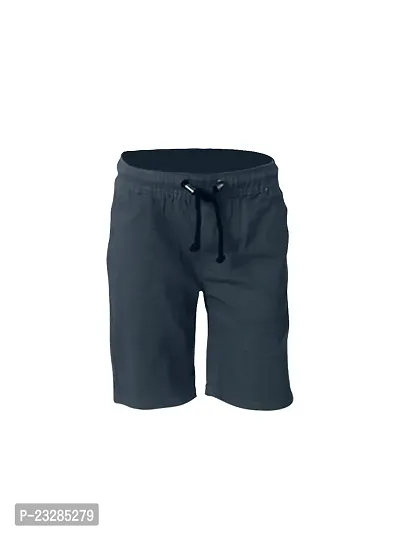 Rad prix Boys Pale Blue Solid Shorts
