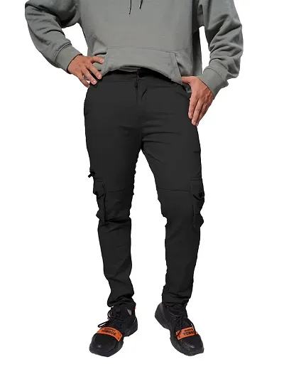 Rad prix Men Elasticated Cotton Cargo Joggers