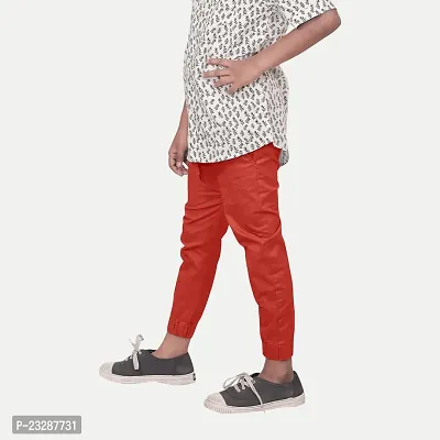 Rad prix Teen Boys Orange Woven Joggers-thumb2