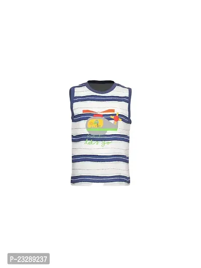 Rad prix Teen Boys Mint/Grey Striper Tanktop (10-11 Years, Blue)