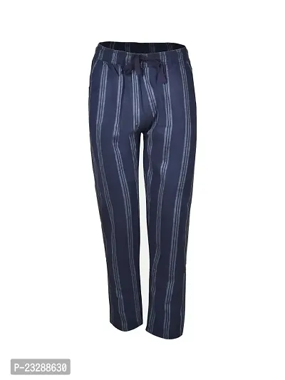 Rad prix Men Solid Cotton Navy Blue Chinos Trousers