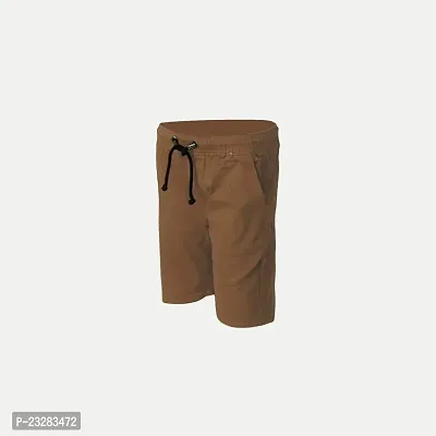 Rad prix Boys Brown Solid Shorts-thumb2
