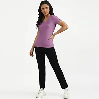 Rad prix Women Active wear Solid Tees-thumb2