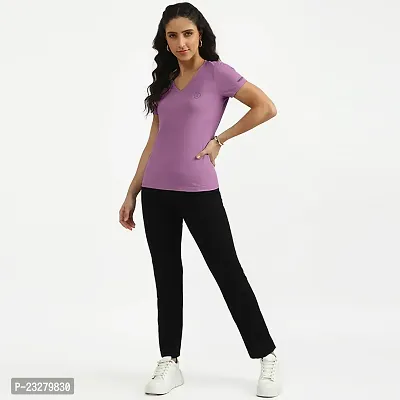 Rad prix Women Active wear Solid Tees-thumb3