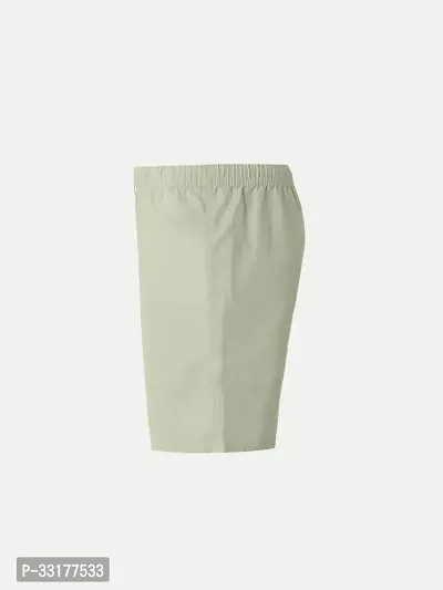 Elegant Grey Cotton Solid Shorts For Boys-thumb3