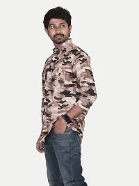 Rad prix Men All-Over Military Red Camouflage Shirt-thumb1