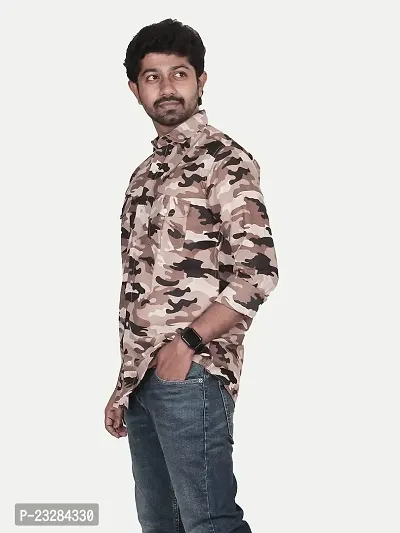 Rad prix Men All-Over Military Red Camouflage Shirt-thumb2