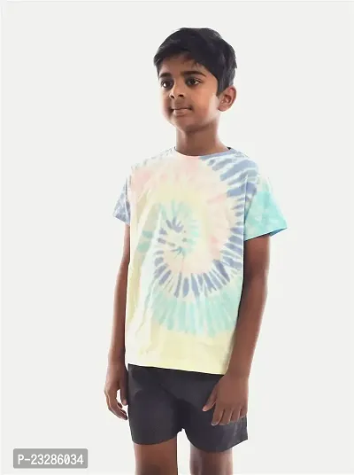 Rad prix Multicoloured Tie-Dye Printed- T-Shirt-thumb3