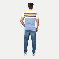 Stylish Blue Cotton T-Shirt For Men-thumb3