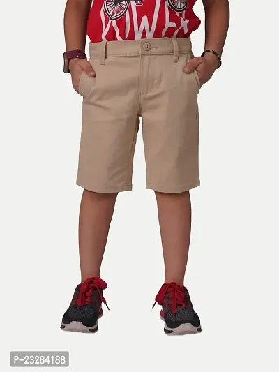 Rad prix Boys Beige Chino Shorts-thumb2