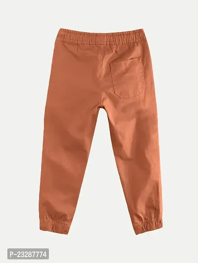 Rad prix Boys Pastel-Orange Woven Joggers-thumb4