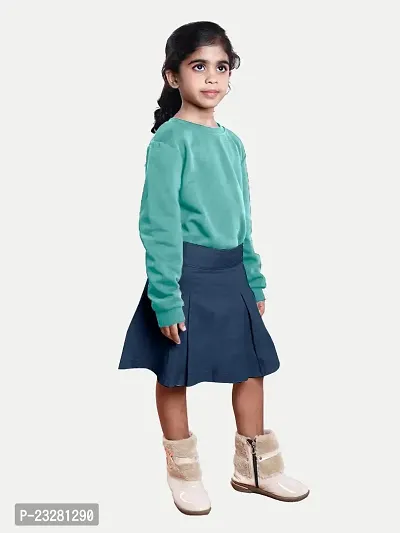 Rad prix Girls Blue Corduroy Short Skirt-thumb2