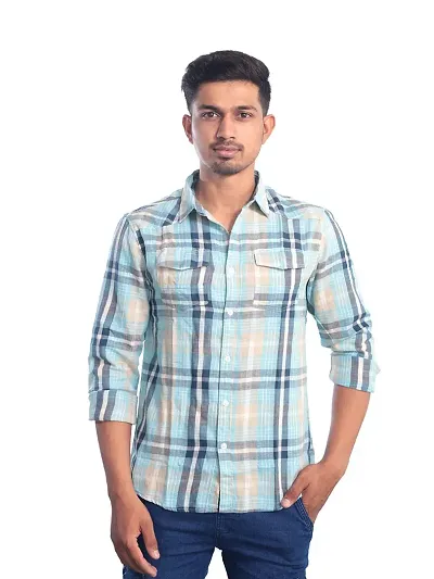 Rad prix Men Checkered Casual Shirt