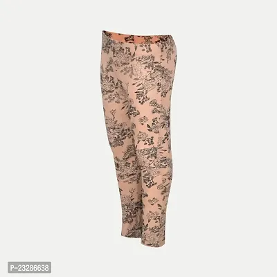 Rad prix Beige Floral -Printed Pants-thumb2