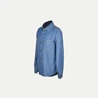 Rad prix Boys Light Blue Washed Shirt-thumb1