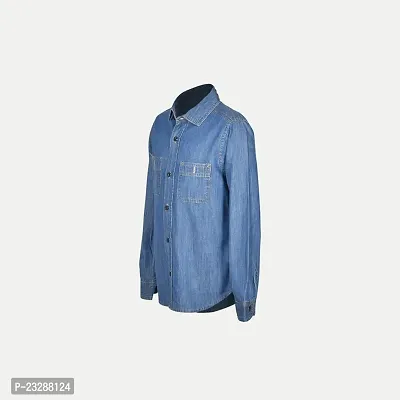 Rad prix Boys Light Blue Washed Shirt-thumb2