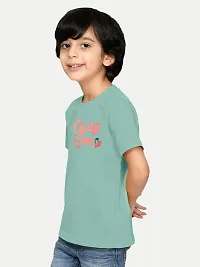 Rad prix Boys Light Blue T-Shirt with Vehicle Print (6-7 Years, Light Green)-thumb1