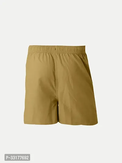 Elegant Yellow Cotton Solid Shorts For Boys-thumb4