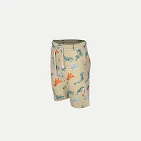 Rad prix Beige Casual Animal Printed Shorts-thumb1