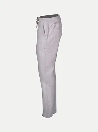 Rad prix Men Grey Solid Remi Cotton Chinos Trousers-thumb2