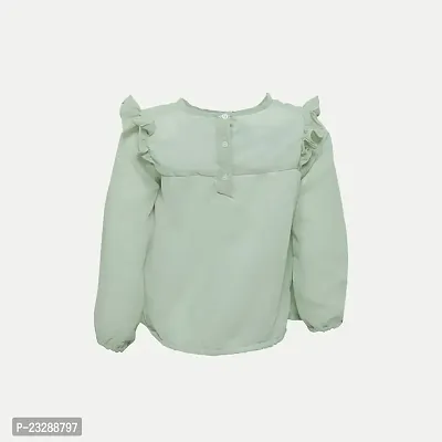 Rad prix Green Solid Blouse (8-9Y, Light Green)-thumb4