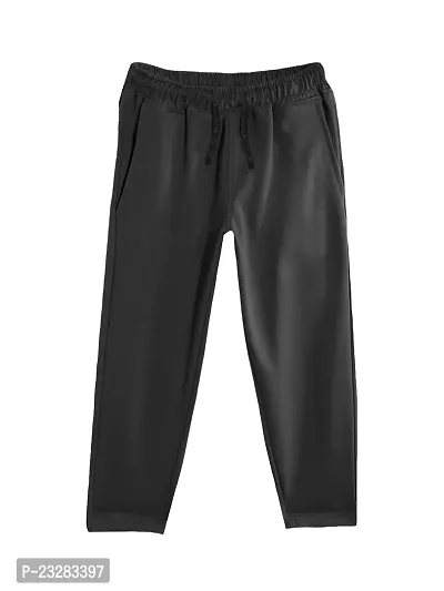 Boys Black Comfy Casual Trouser-thumb0