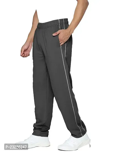 Rad prix Men Grey Comfort Fit Cotton Joggers-thumb0