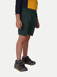 Rad prix Boys Green Solid Casual Shorts-thumb2