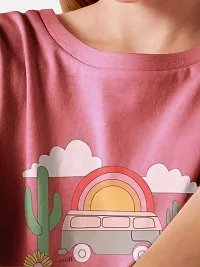 Stylish Cotton T-Shirt for Kids Girl-thumb1