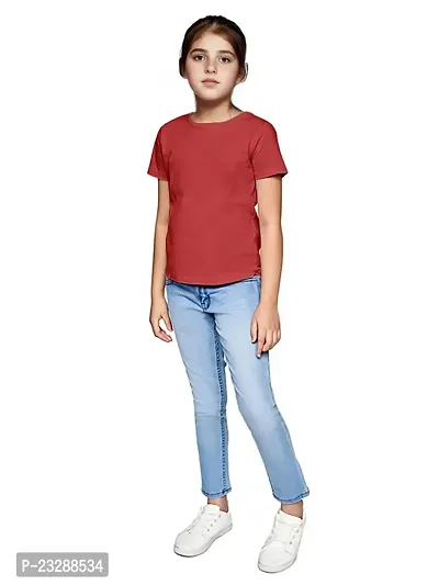 Red Solid T-Shirt-thumb3