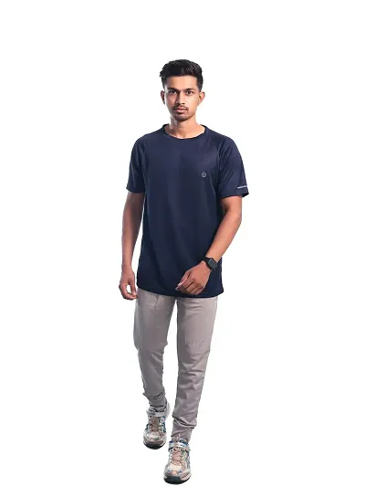 Rad prix Men Textured Sports T-Shirt