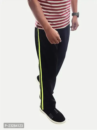 Rad prix Men Solid Green Stripe Activewear Joggers-thumb2