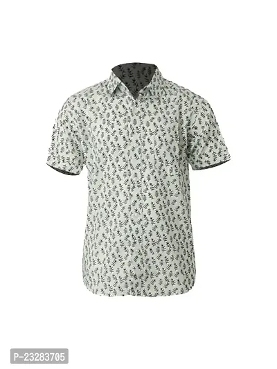 Rad prix Boys White All-Over Printed Casual Shirt