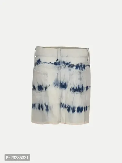 Rad prix Light Blue Tie-dye Skirts-thumb4