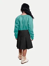 Rad prix Girls Black Corduroy Short Skirt-thumb3