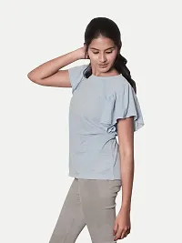 Rad prix Women Solid Casual Top - Light Blue Colour-thumb2